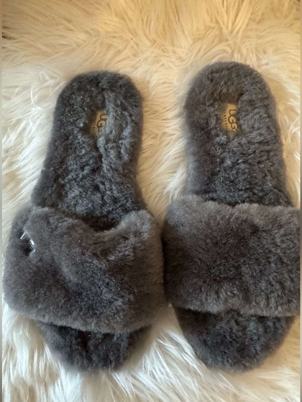 UGG cozy thong Slippers - Charcoal Gray